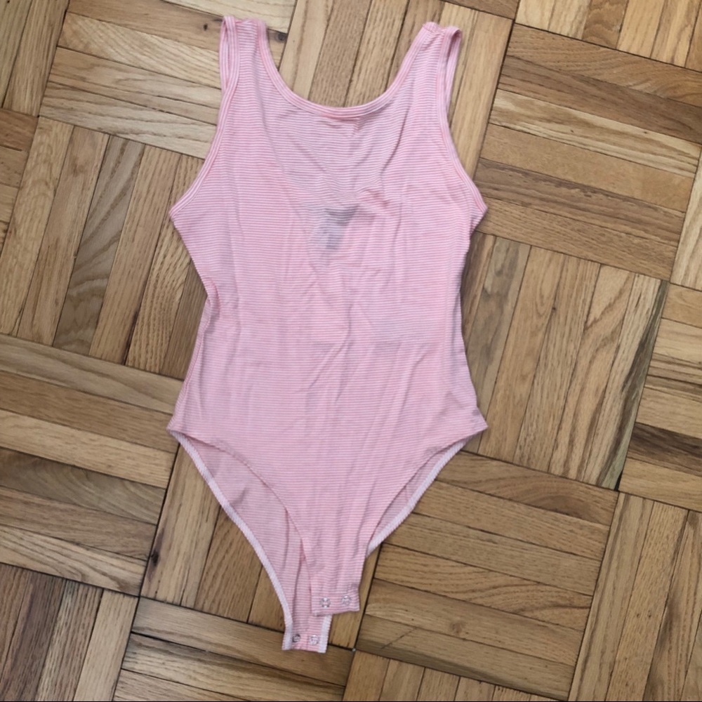 bodysuit- peach cream
